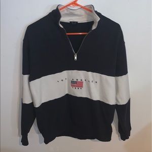 LA quarter zip